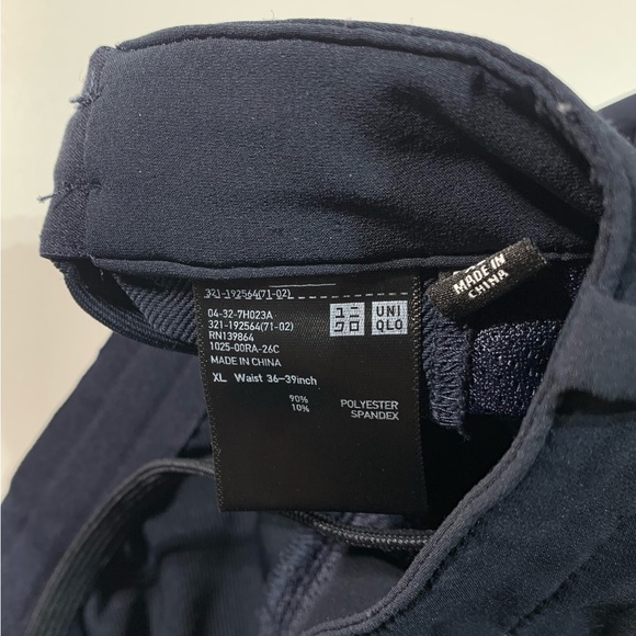 Uniqlo Blue Jogger Navy Blue Mens Size XL 36-39 Athleisure - Picture 5 of 5